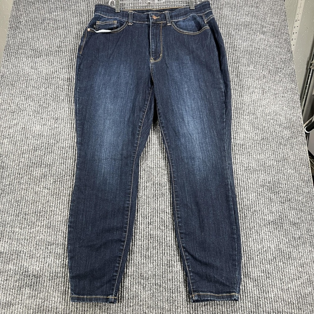 Judy Blue Jeans Womens 14W Plus Dark Wash Skinny Fit Stretch Denim JB82409DK-PL
